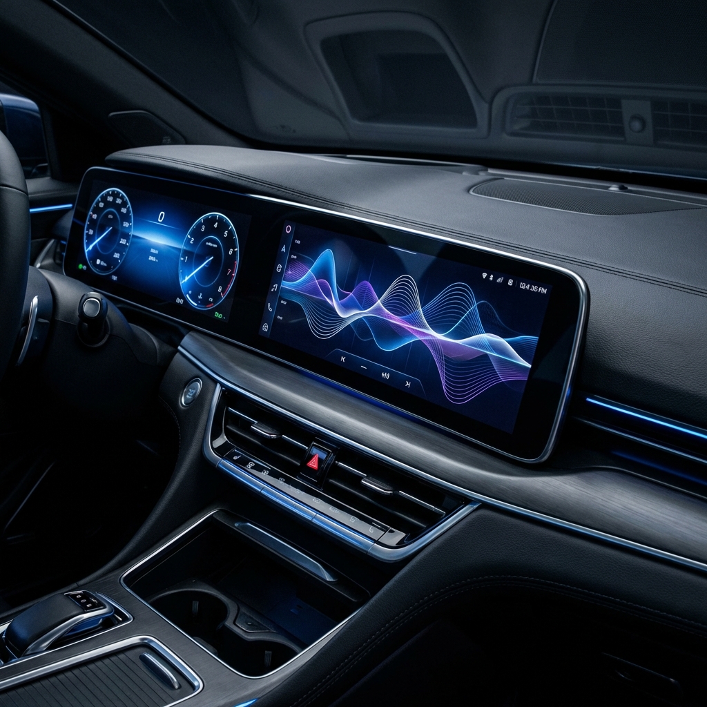 Intérieur sophistiqué et équipements technologiques